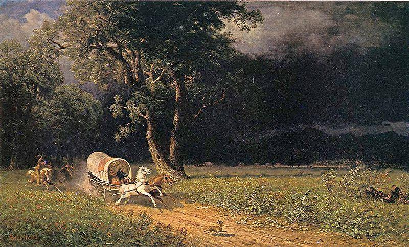 Albert Bierstadt The_Ambush china oil painting image